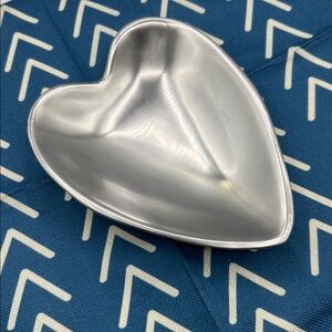 Nambe Heart Shaped Bowl, #118 B. Beautiful 8.5” long